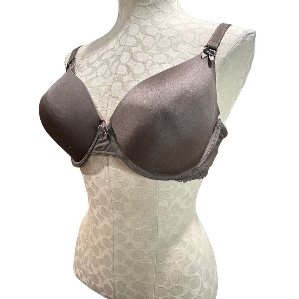 40C Paramour Underwire 255455 Memory Foam Contour Bra great conditio